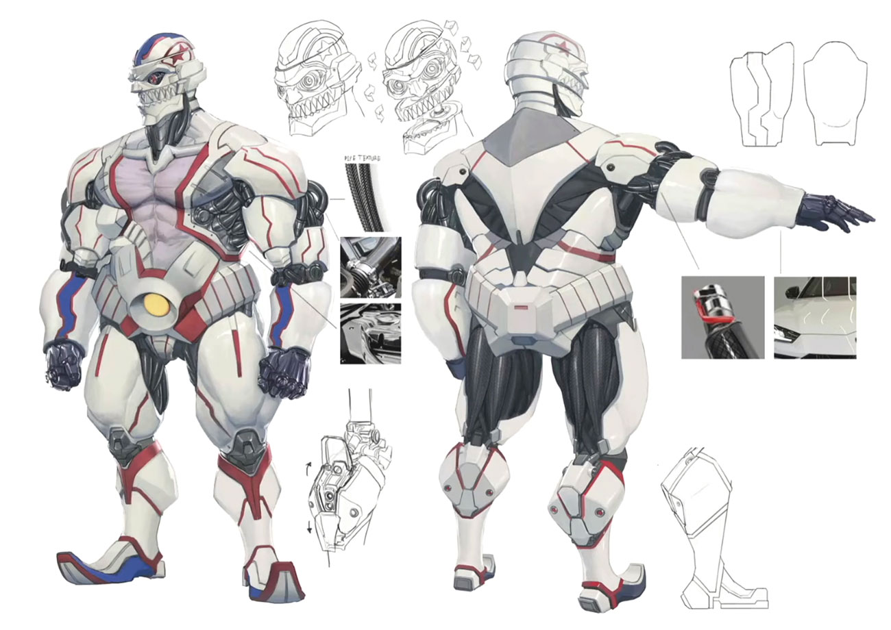 Mass-Produced Destroyman Art from No More Heroes III