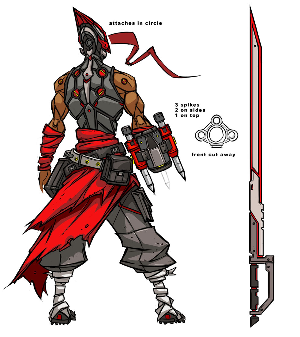 Native Dancer Backside Art from No More Heroes III