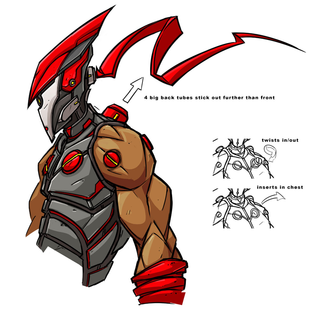 Native Dancer Torso Art from No More Heroes III