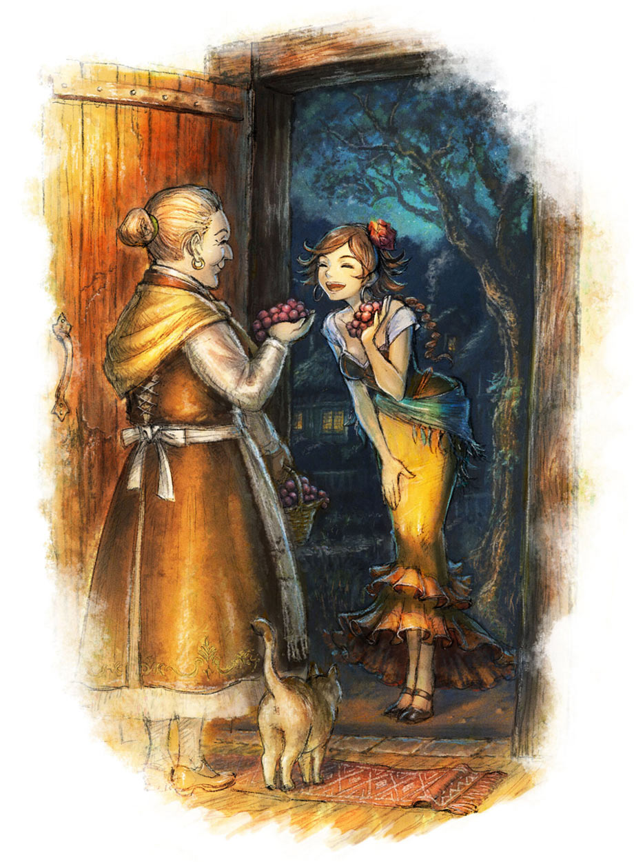 Agnea Bristarni, Entreat Path Action Art from Octopath Traveler II