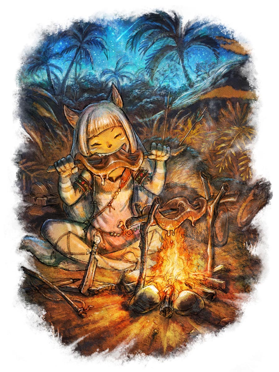 Ochette, Befriend Path Action Art from Octopath Traveler II