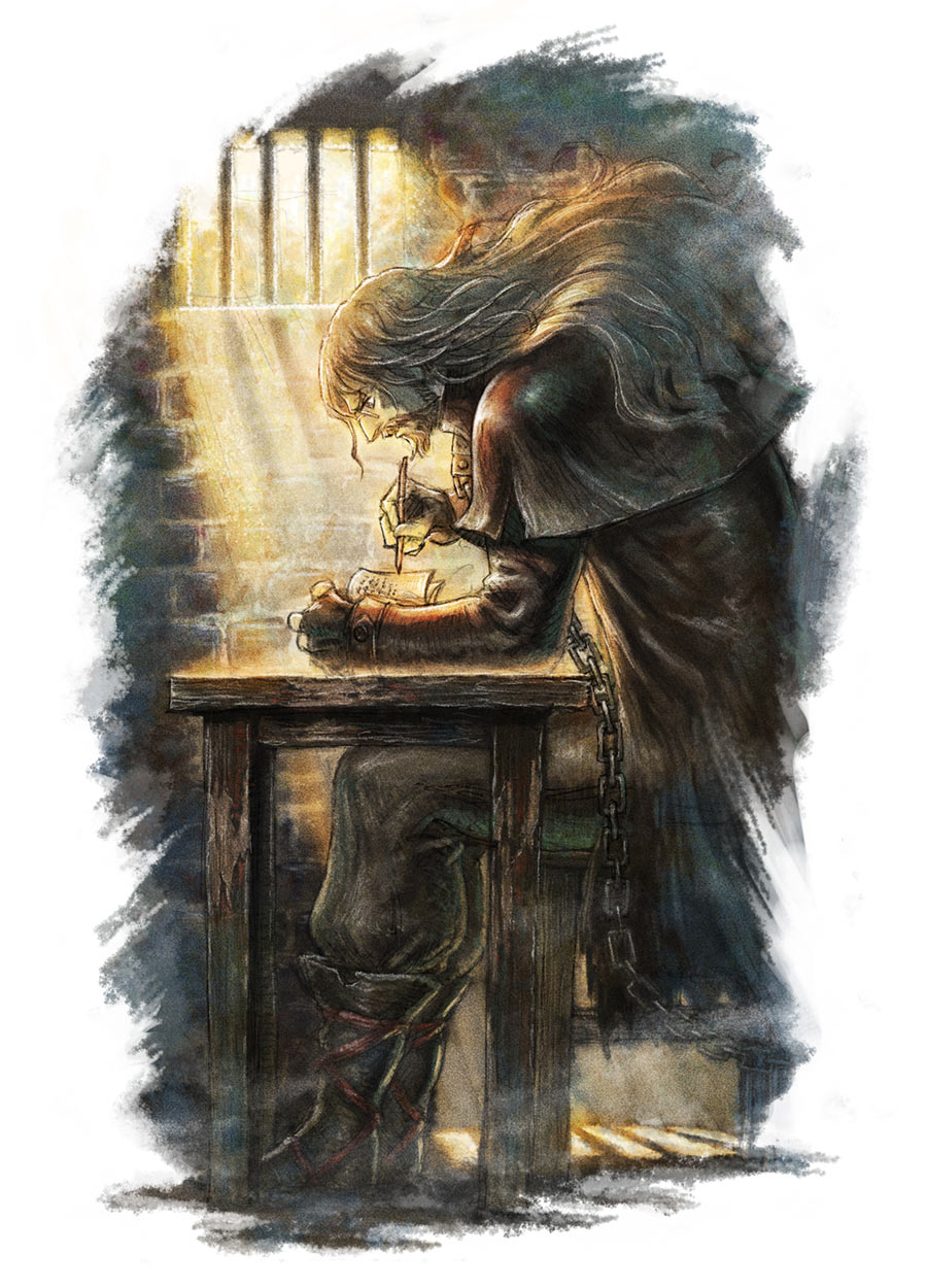 Osvald V. Vanstein, the Scholar Art from Octopath Traveler II