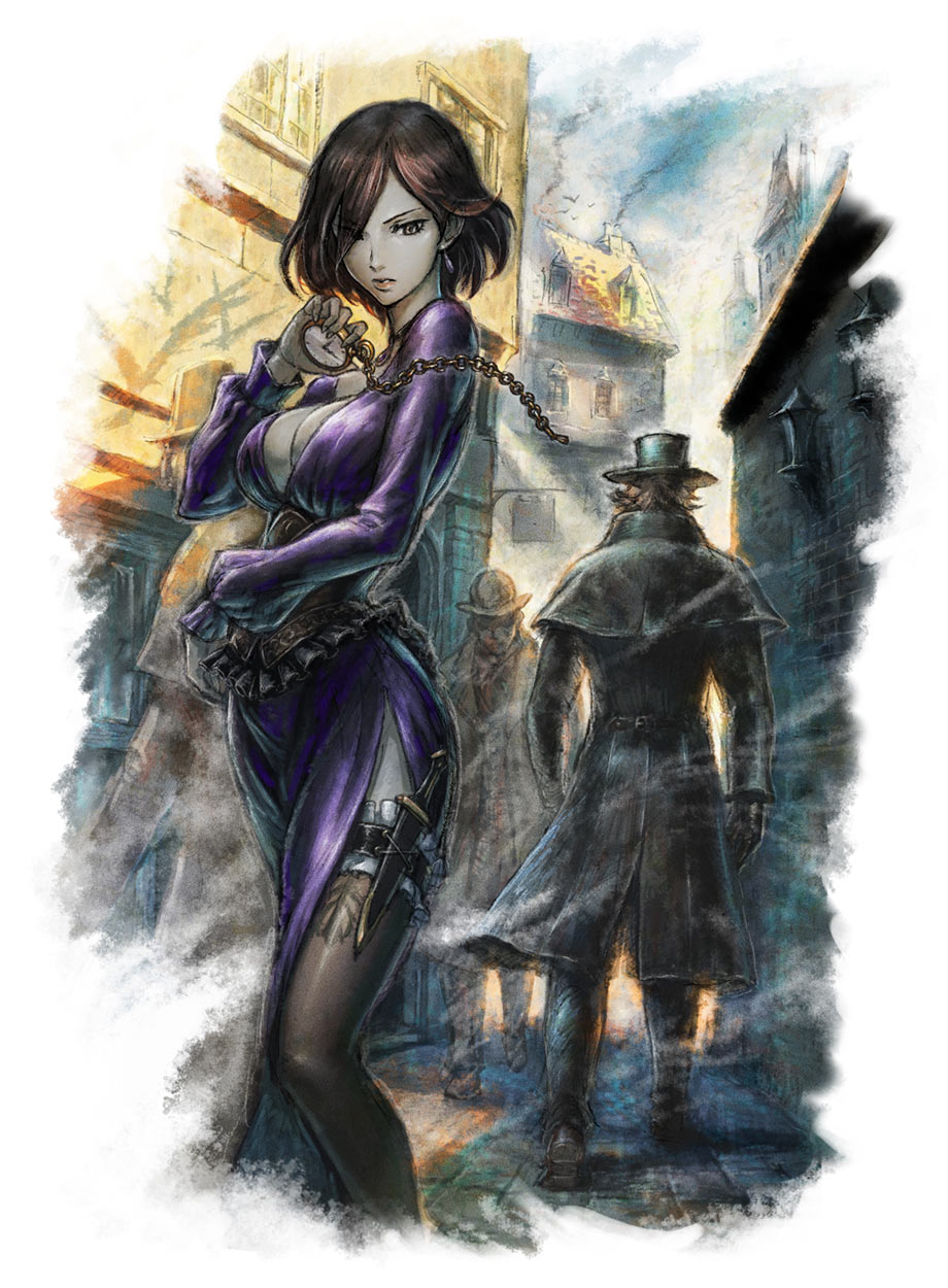 Thron&eacute; Anguis, the Thief Art from Octopath Traveler II