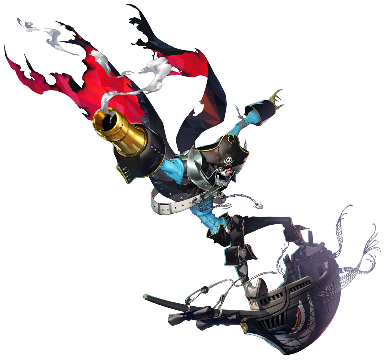 Captain Kidd Art from Persona 5 Strikers
