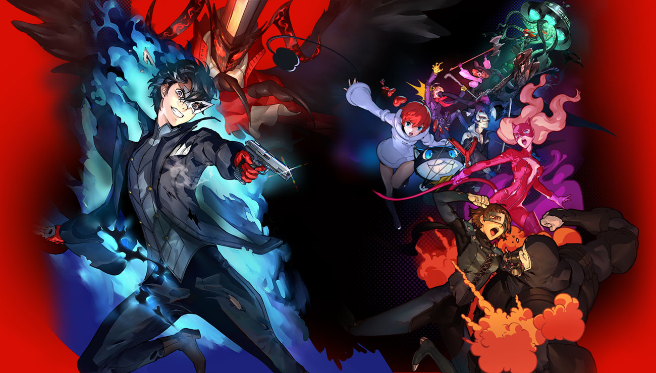 Key Artwork from Persona 5 Strikers