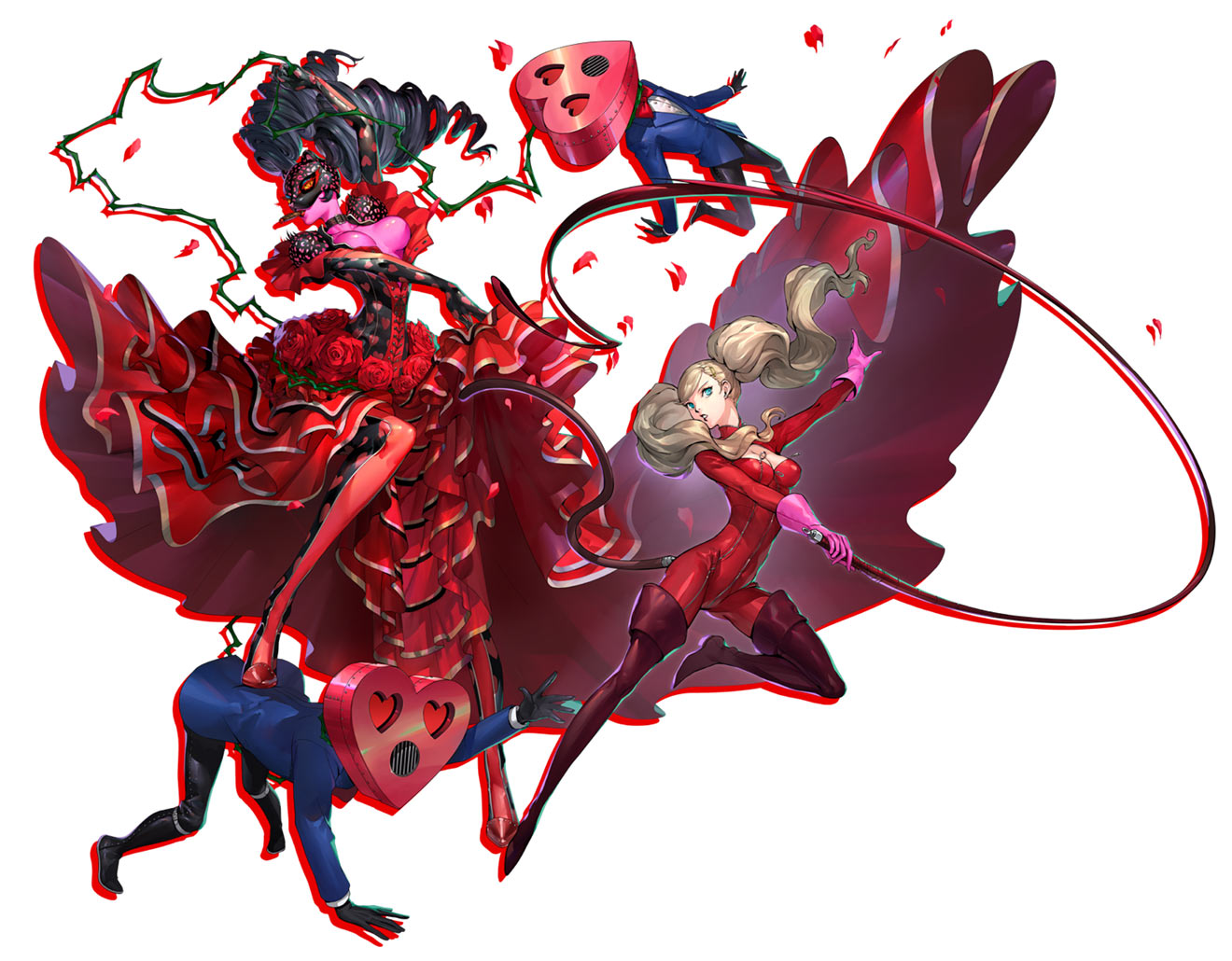 Panther (Ann) and Carmen Art from Persona 5 Strikers