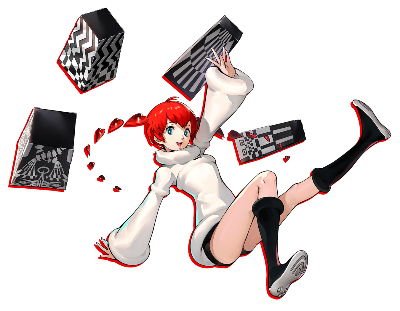 Sophia and Pithos Art from Persona 5 Strikers