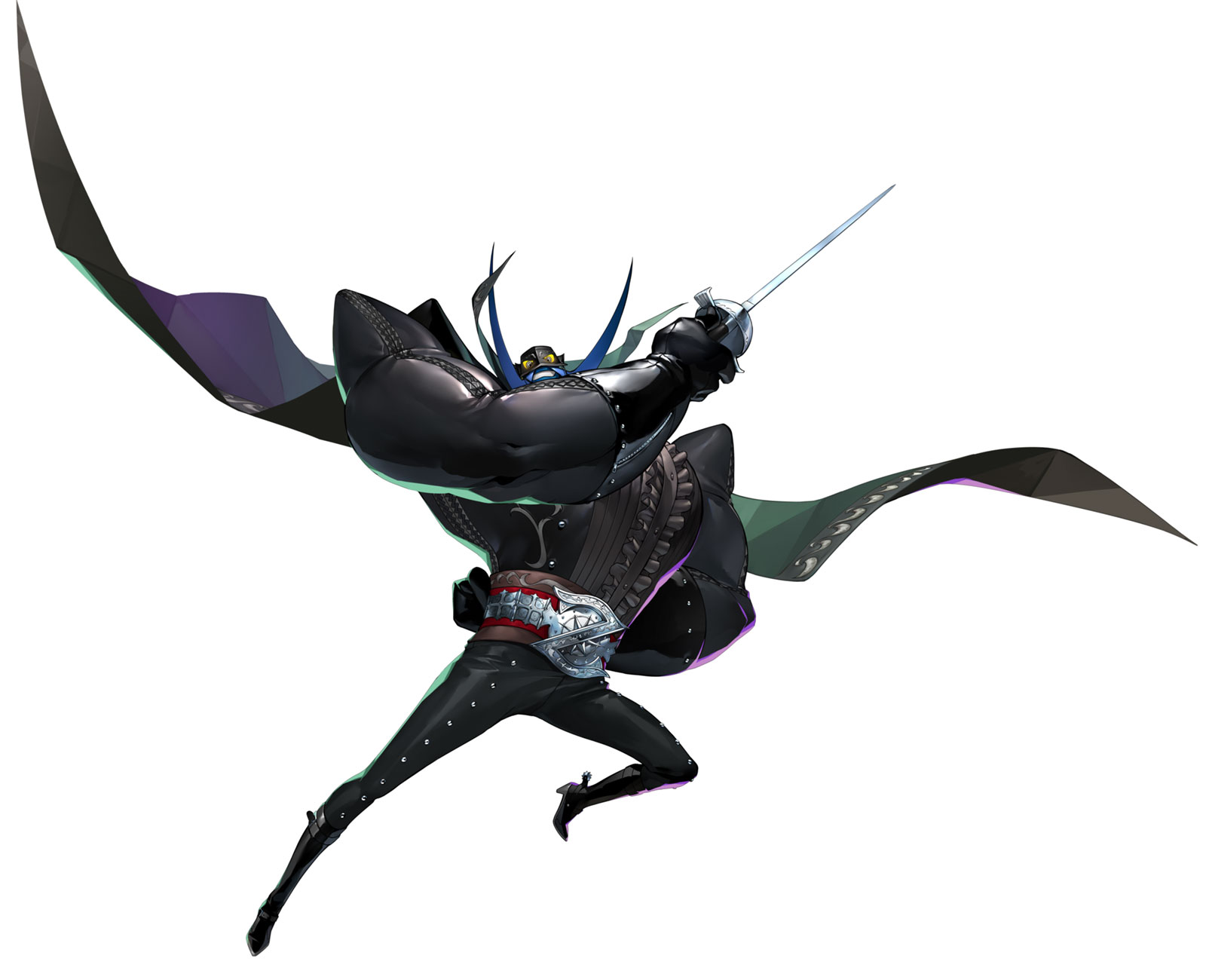 Zorro Art from Persona 5 Strikers