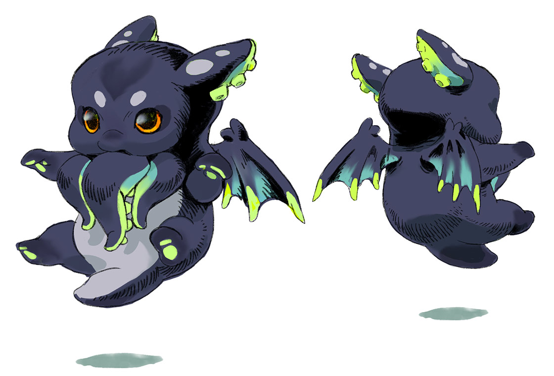 Baby Cthulhu Art from Penny Blood