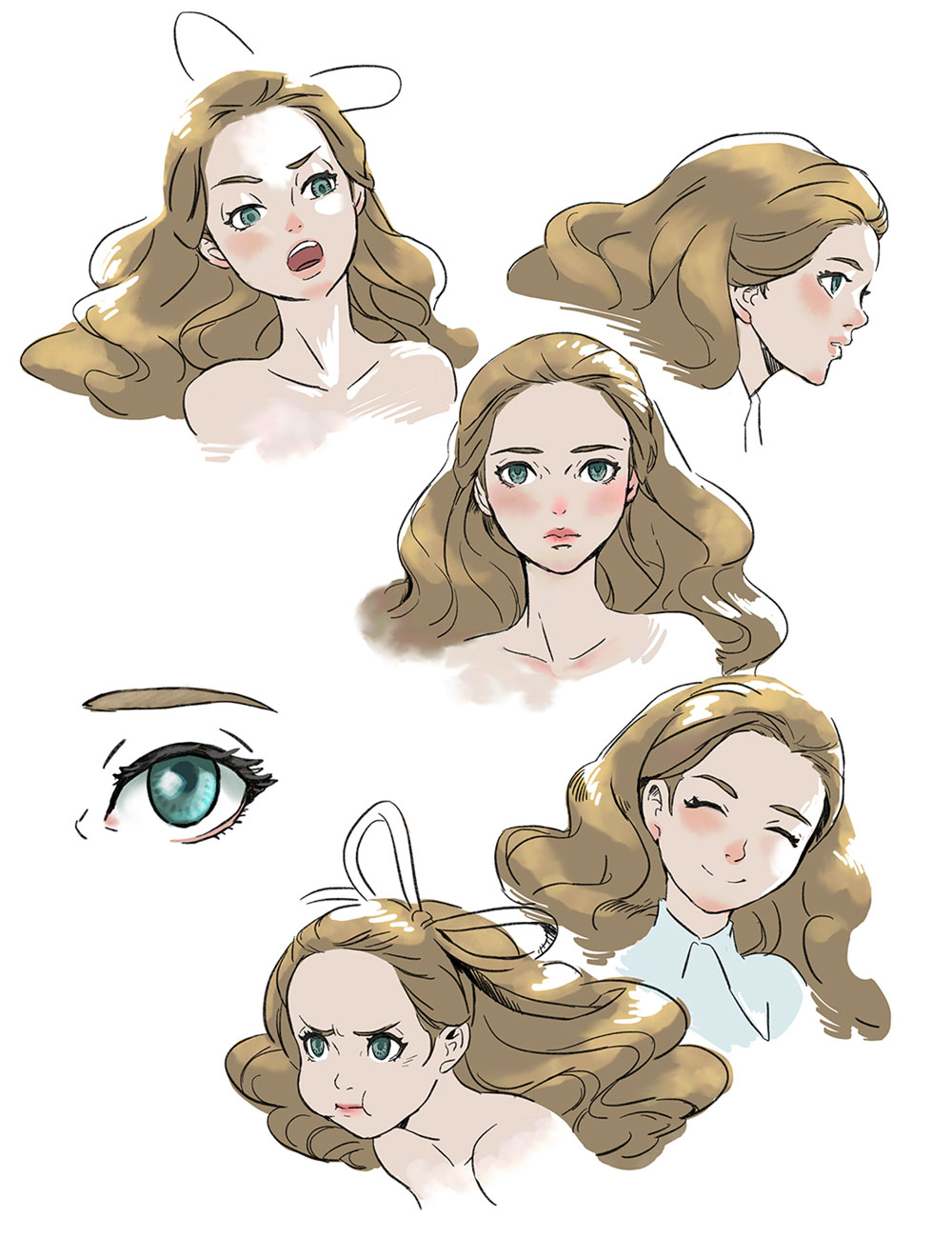 Candy Head Concept Art from Penny Blood