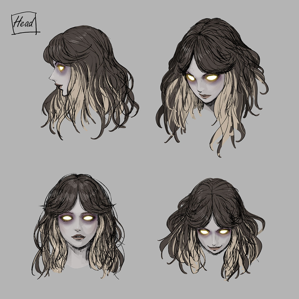 Creidina Head Concept Art from Penny Blood