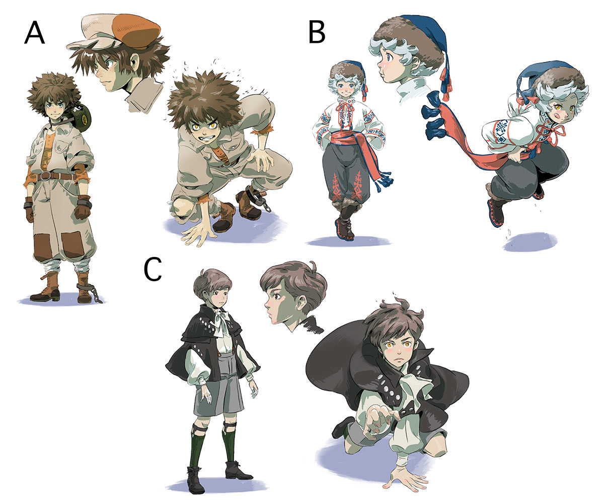 Luka Concept Art from Penny Blood