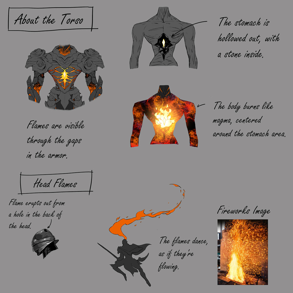 Macdeva Torso Concept Art from Penny Blood