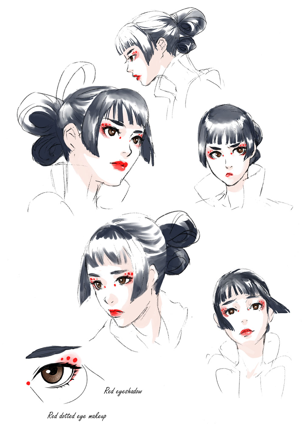 Suseri Face Concept Art from Penny Blood