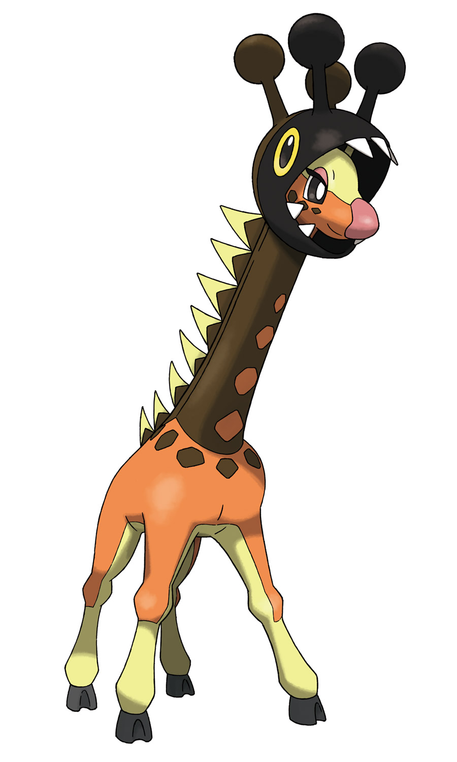 Farigiraf Art from Pokémon Scarlet and Violet
