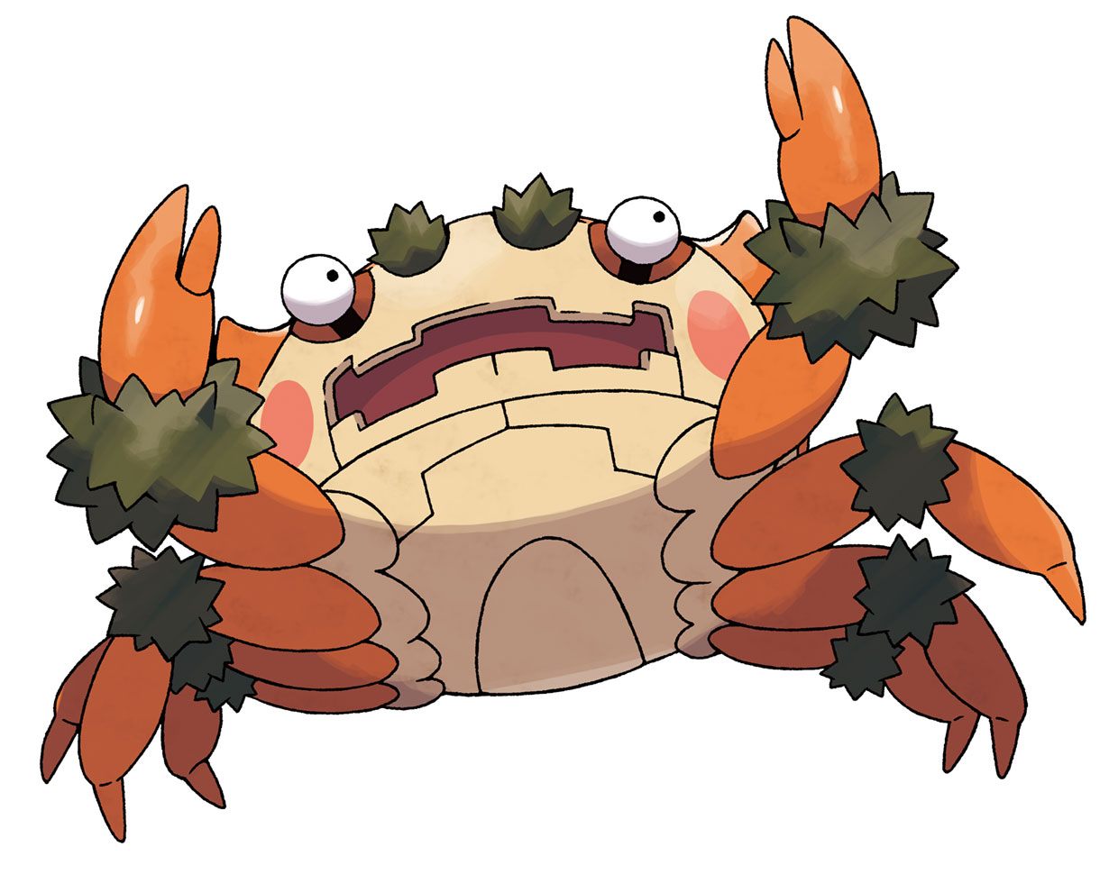 Klawf Art from Pokémon Scarlet and Violet