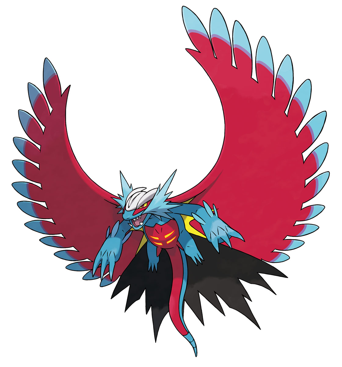 Roaring Moon Art from Pokémon Scarlet and Violet