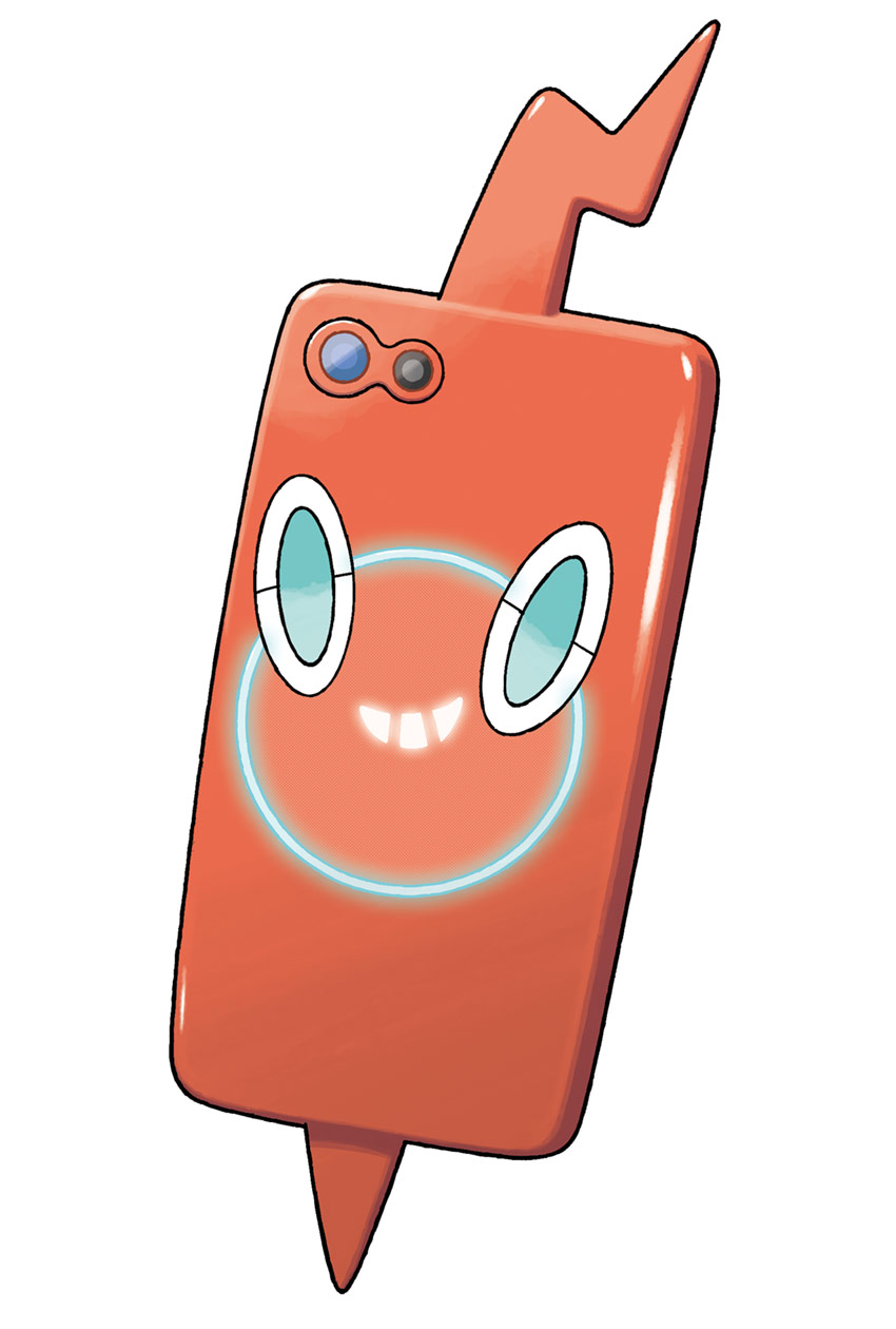 Rotom Phone Art from Pokémon Scarlet and Violet