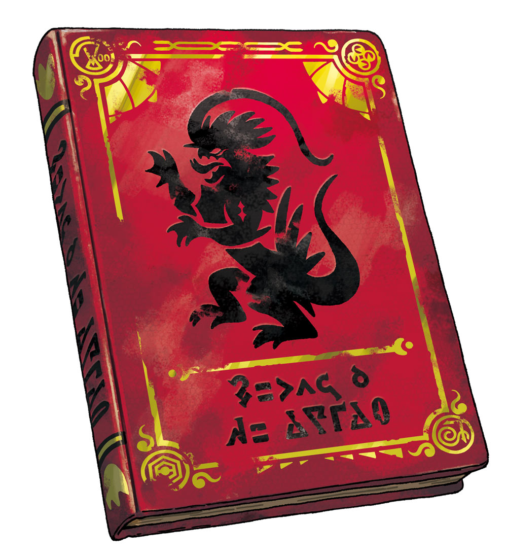 Scarlet Book Art from Pokémon Scarlet and Violet