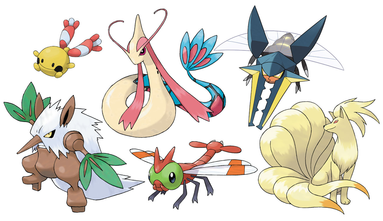 The Teal Mask Pokémon Art from Pokémon Scarlet and Violet