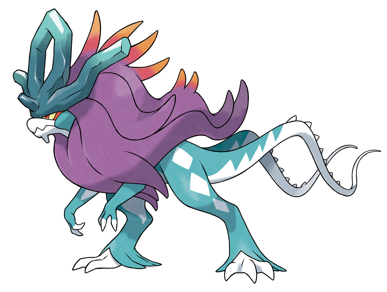 Walking Wake Art from Pokémon Scarlet and Violet