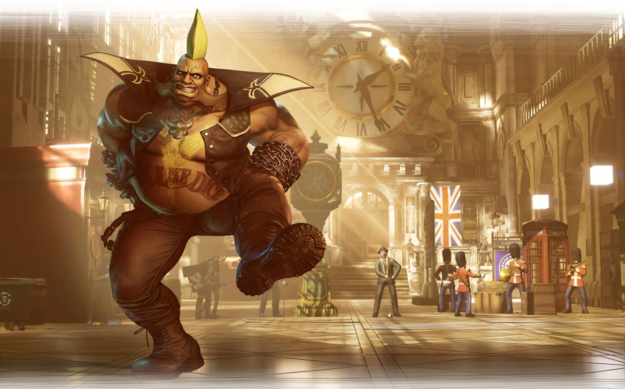 Birdie Artwork from Street Fighter V