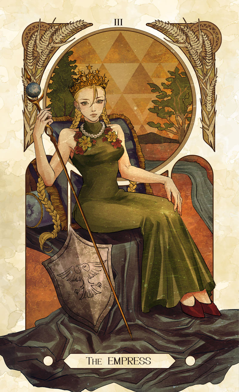 Cammy Tarot Card Art from Street Fighter V