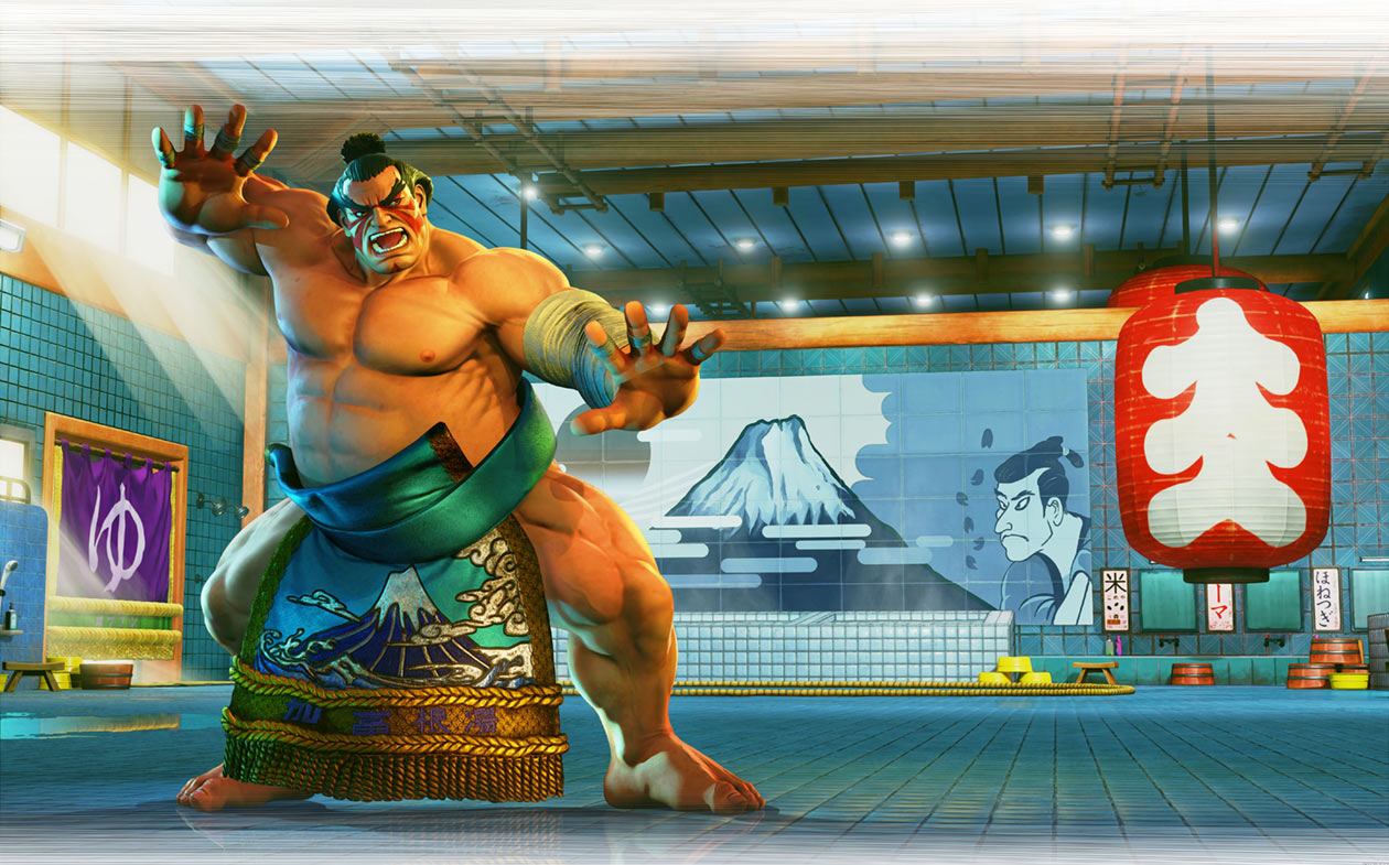 E. Honda Art from Street Fighter V