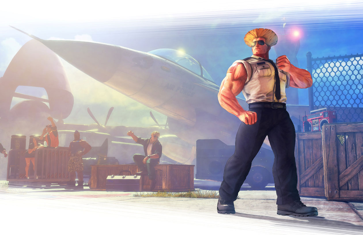 Guile Art from Street Fighter V