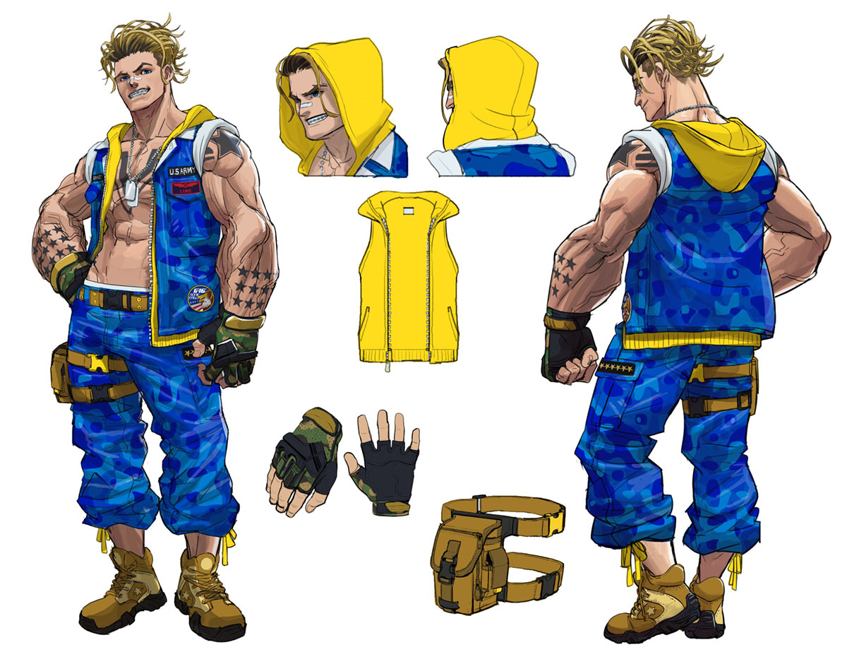Luke Alt Costume Concept Art from Street Fighter V