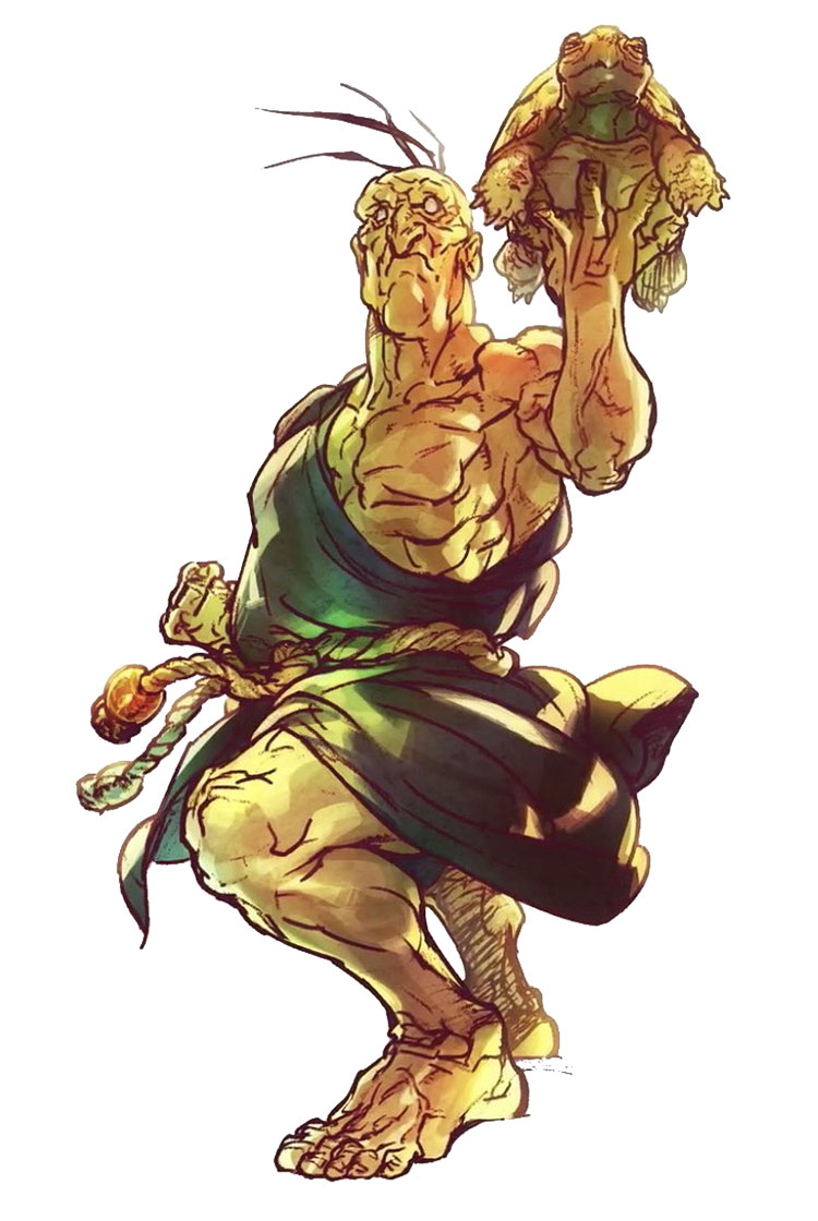 Oro Concept Art from Street Fighter V