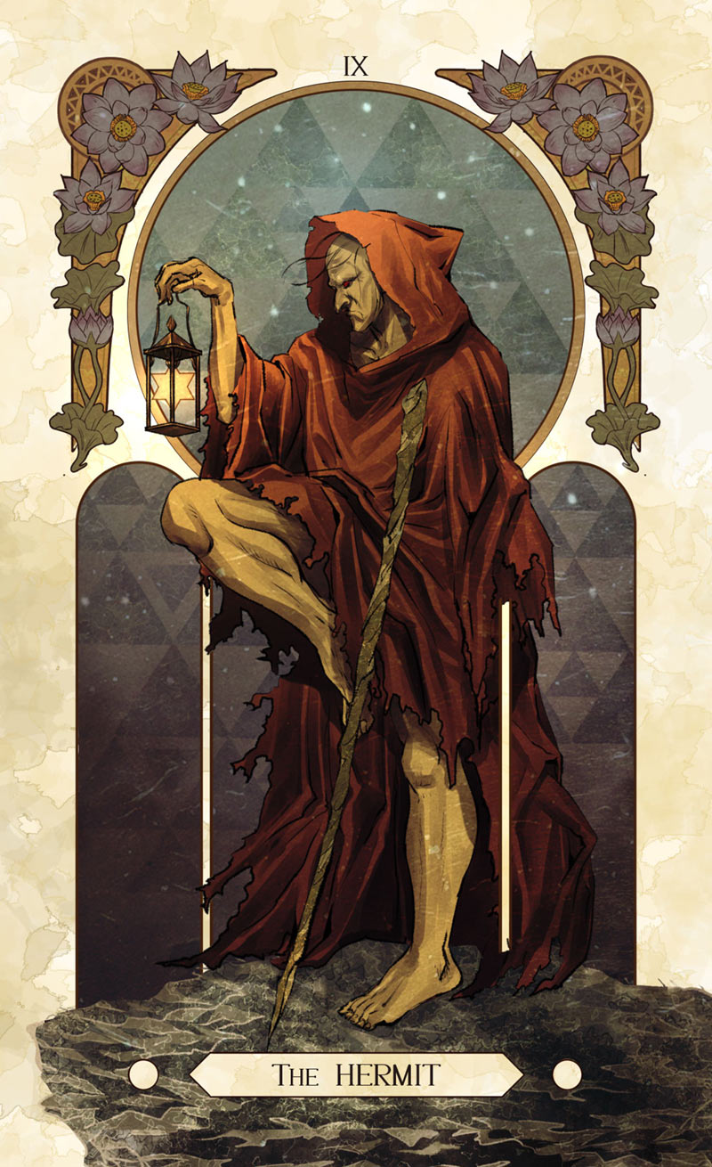 Oro Tarot Card Art from Street Fighter V