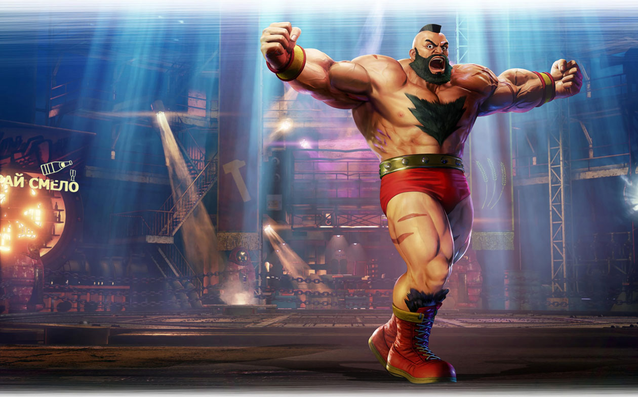 Zangief Artwork from Street Fighter V