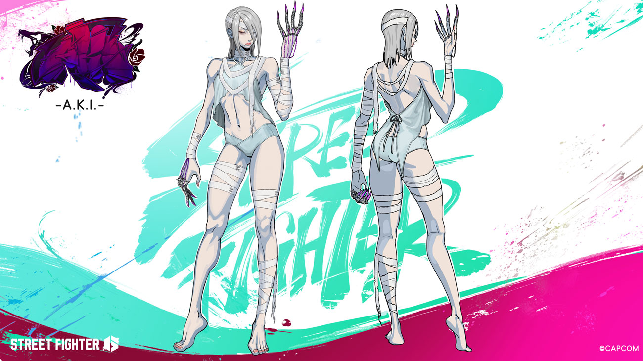 Aki Outfit 4 Art from Street Fighter 6