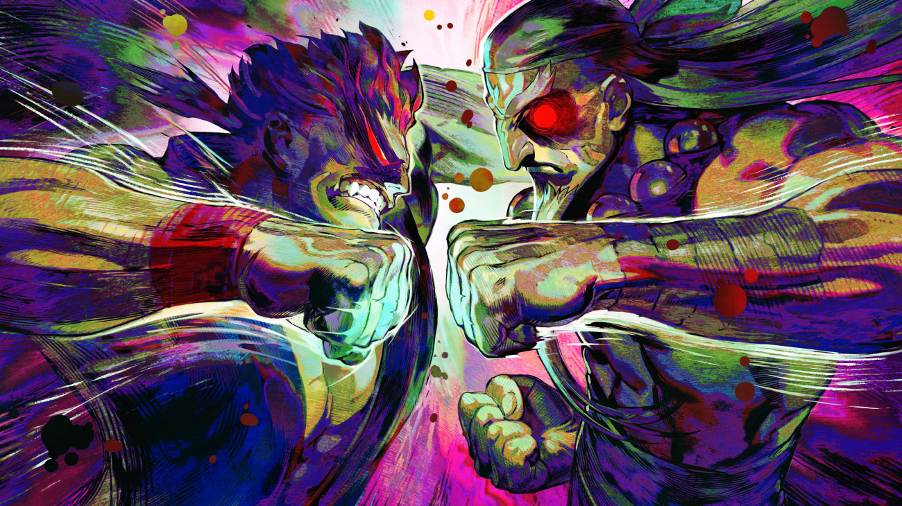 Akuma World Tour Art 2 from Street Fighter 6
