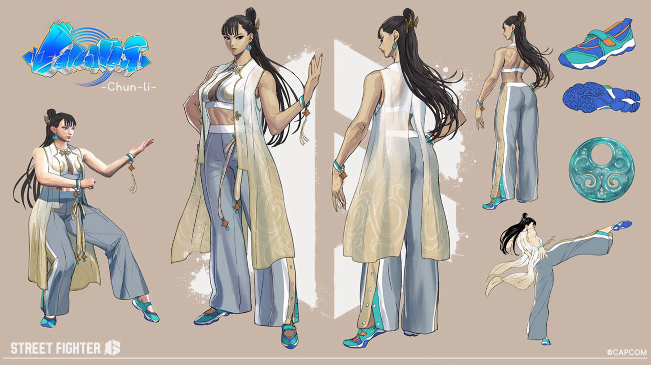 Chun-Li Outfit 3 Art from Street Fighter 6