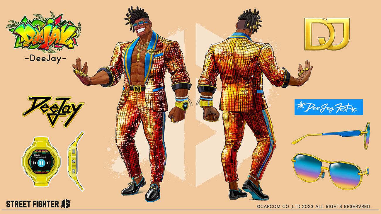 Dee Jay Outfit 3 Art from Street Fighter 6