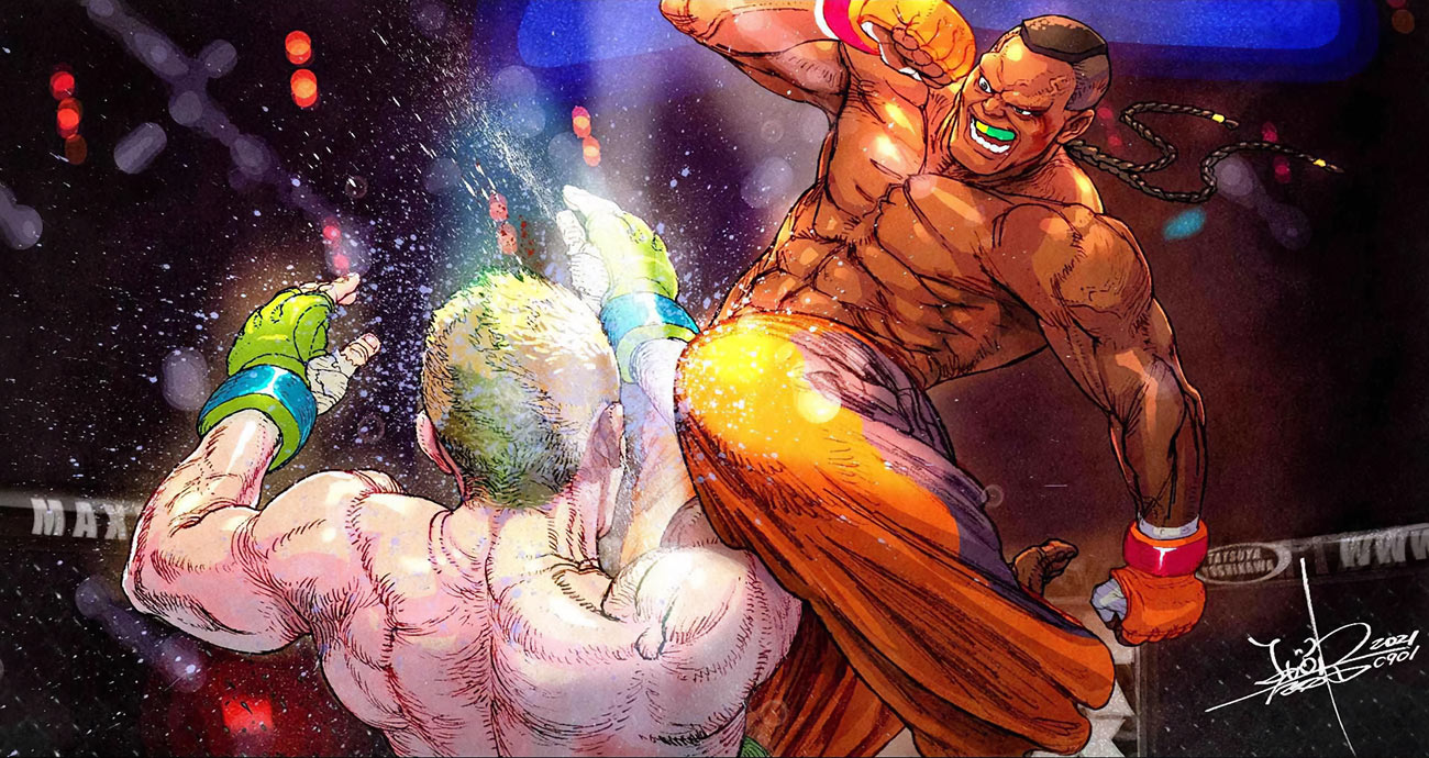 Dee Jay Story Art from Street Fighter 6