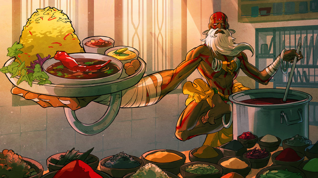 Dhalsim World Tour Art 1 from Street Fighter 6