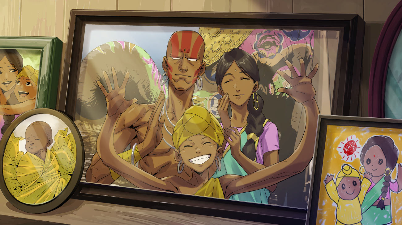 Dhalsim World Tour Art 3 from Street Fighter 6