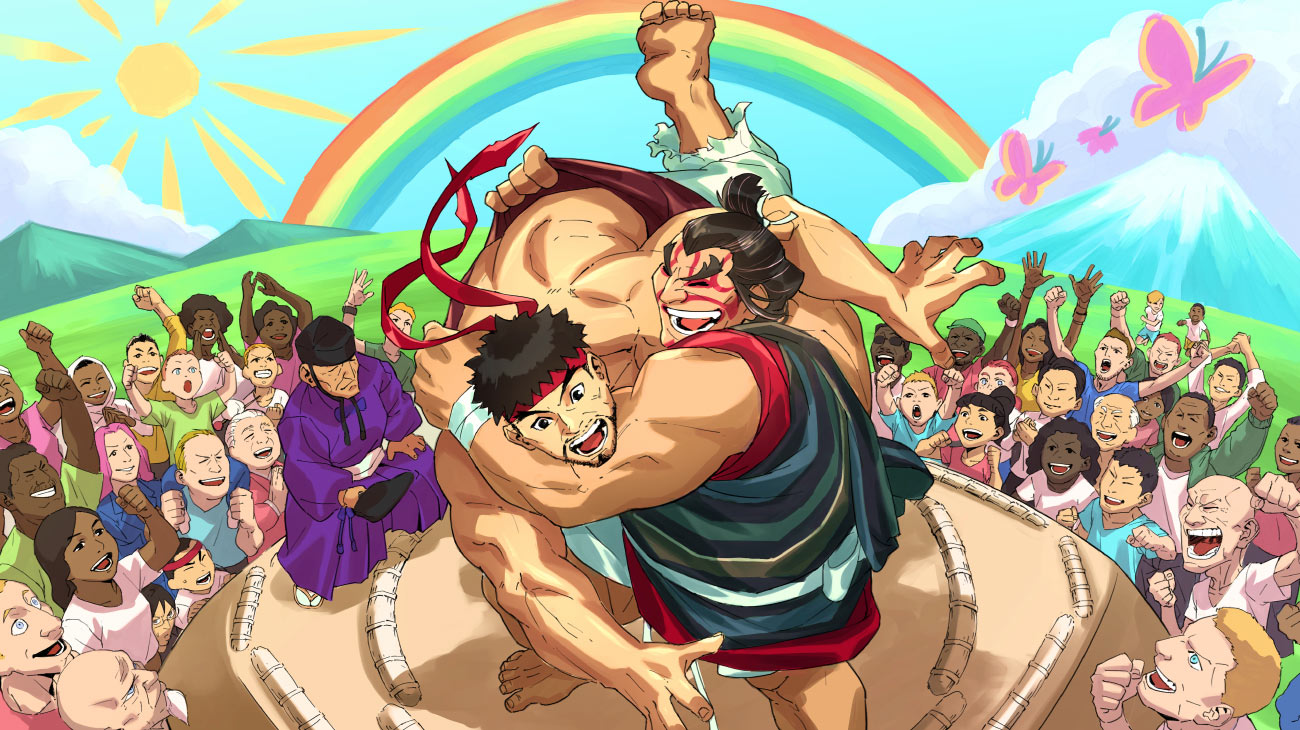 E. Honda World Tour Art 2 from Street Fighter 6