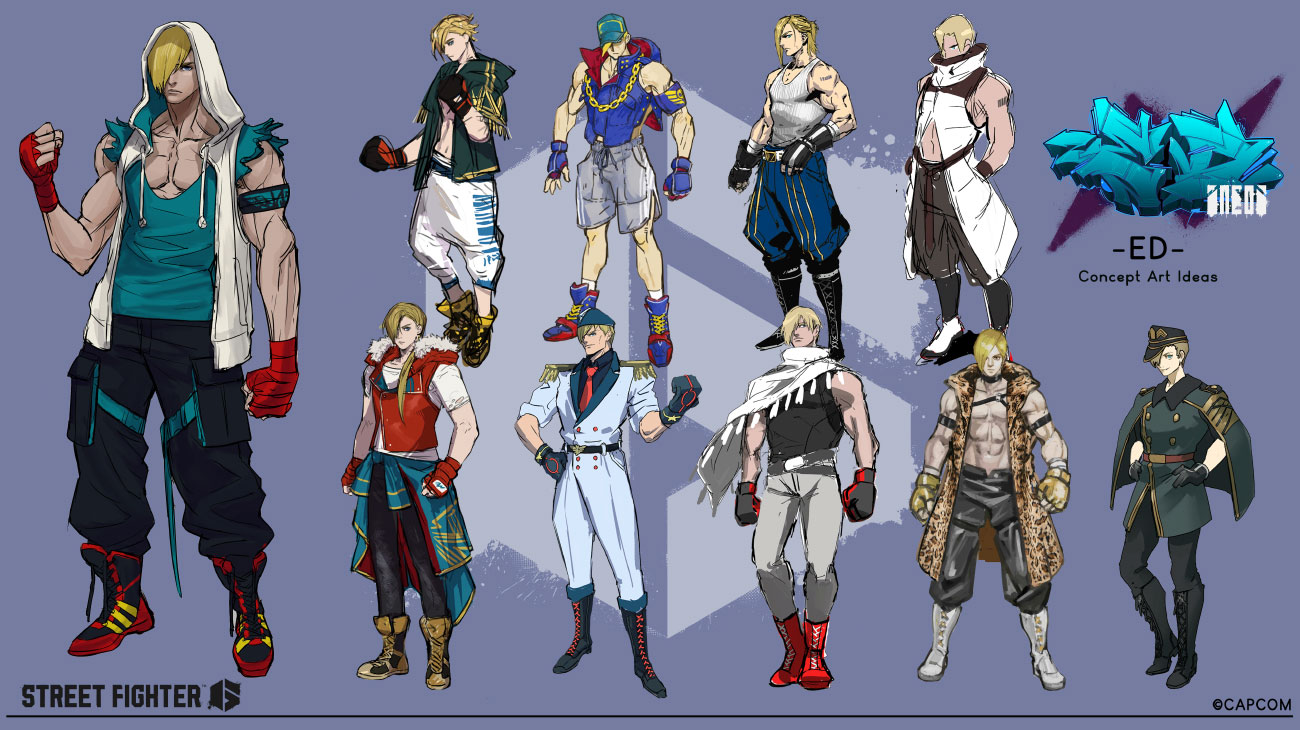 Ed Concept Art Ideas from Street Fighter 6