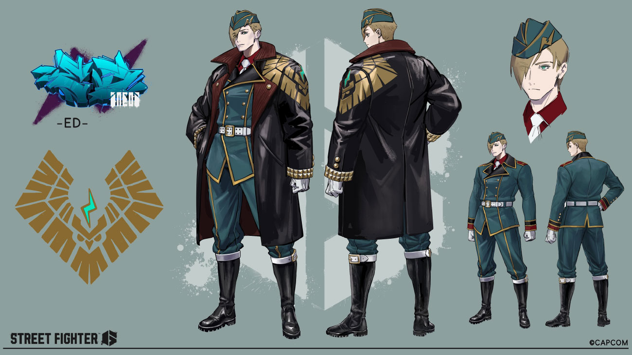 Ed Outfit 3 Art from Street Fighter 6