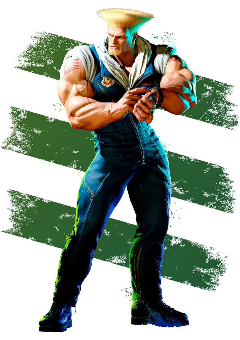 Guile Art from Street Fighter 6