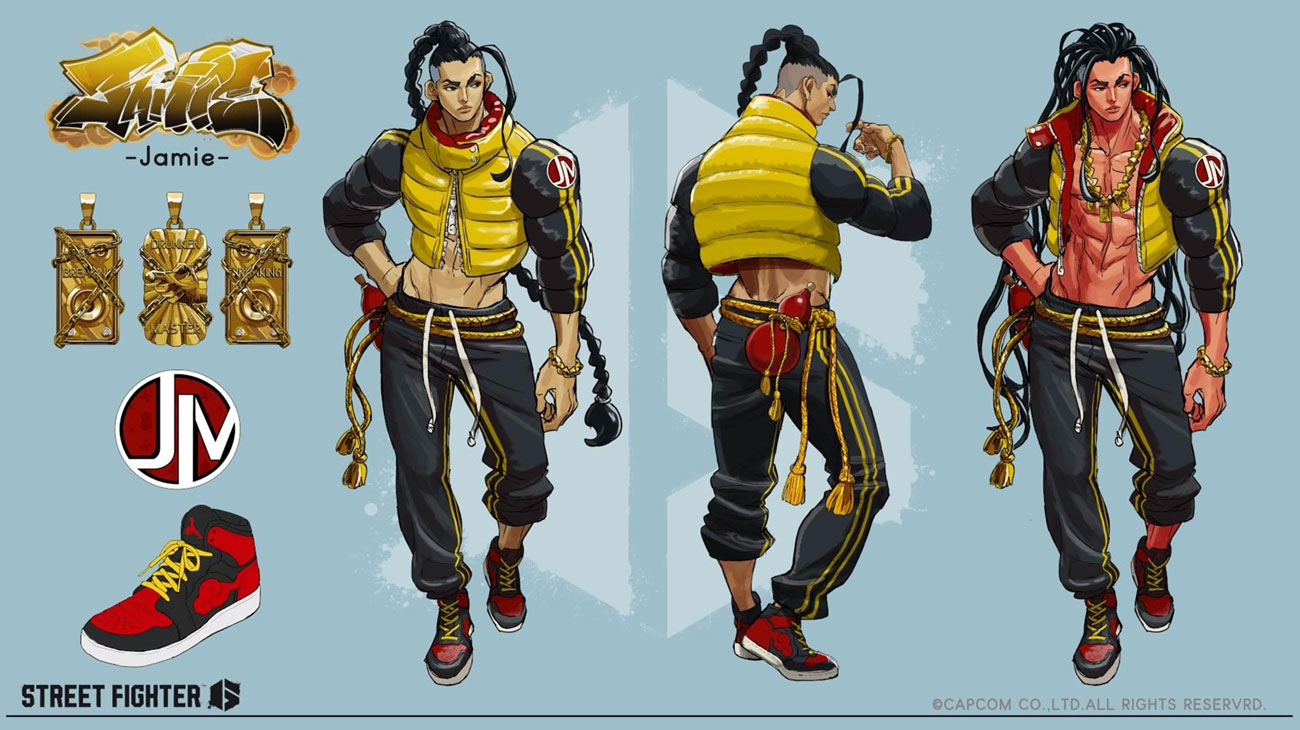 Jamie Alt Concept Artwork from Street Fighter 6