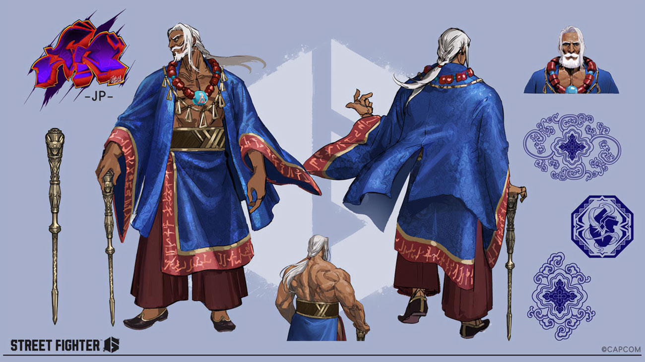 JP Outfit 3 Art from Street Fighter 6