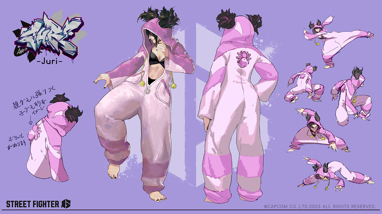 Juri Outfit 3 Art from Street Fighter 6