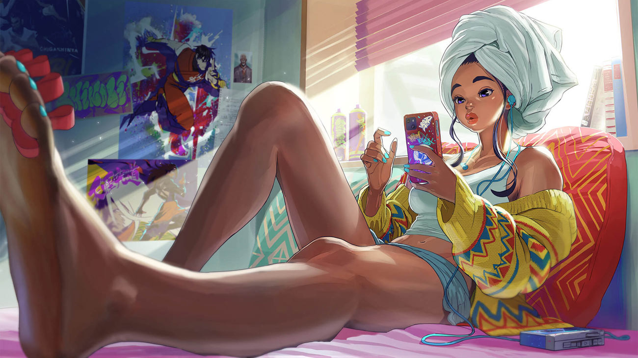 Kimberly Story Art from Street Fighter 6