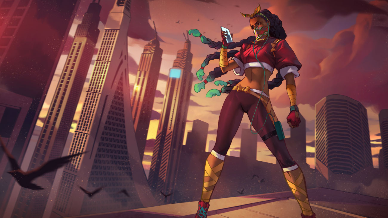 Kimberly World Tour Art 4 from Street Fighter 6