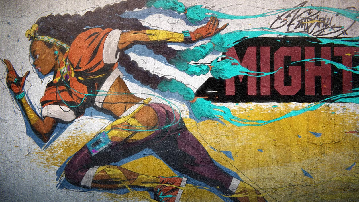 Kimberly, World Tour Opening Art from Street Fighter 6